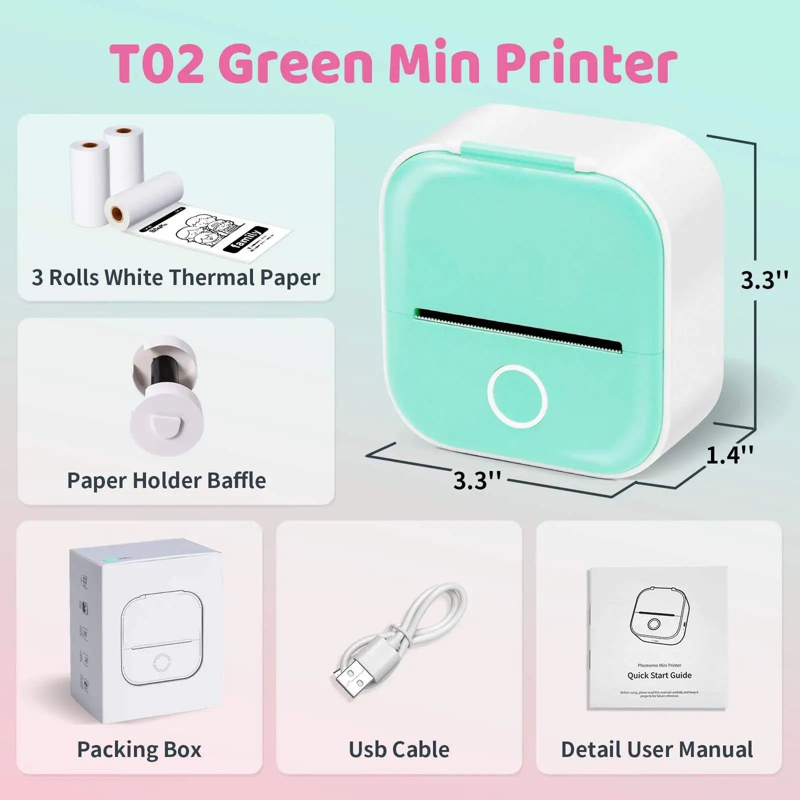 ZapPrint™- Portable Inkless Printer 